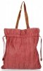 BEE BAG Uniwersalna Torebka Damska Shopper Roma Czerwona
